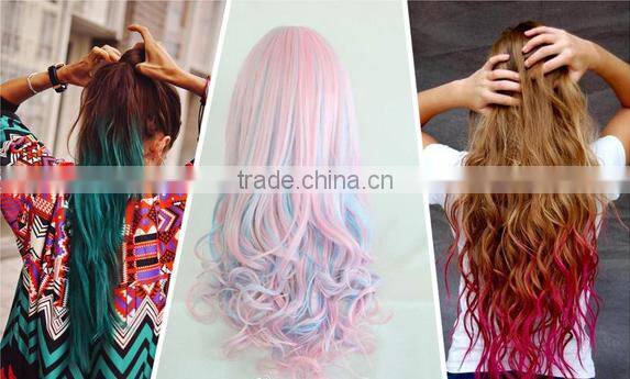 Hair color styling gel pomade temporary hair color styling gel