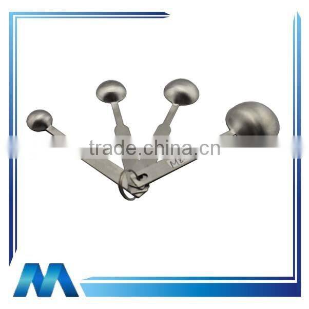 Good selling 4PCS square S.S. measuring spoon set