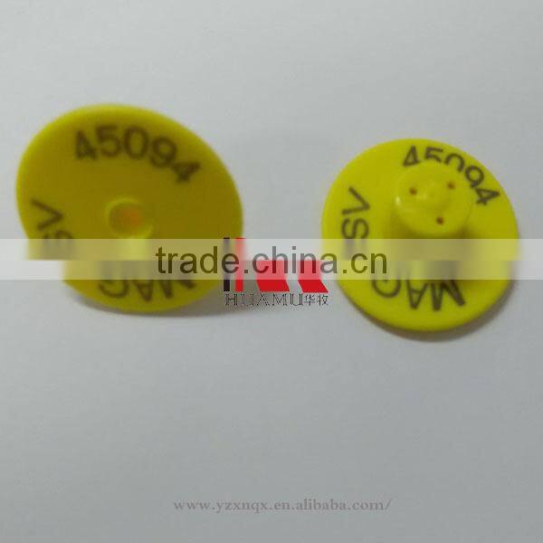 laser printed ear tag for cattle 30*30 mm