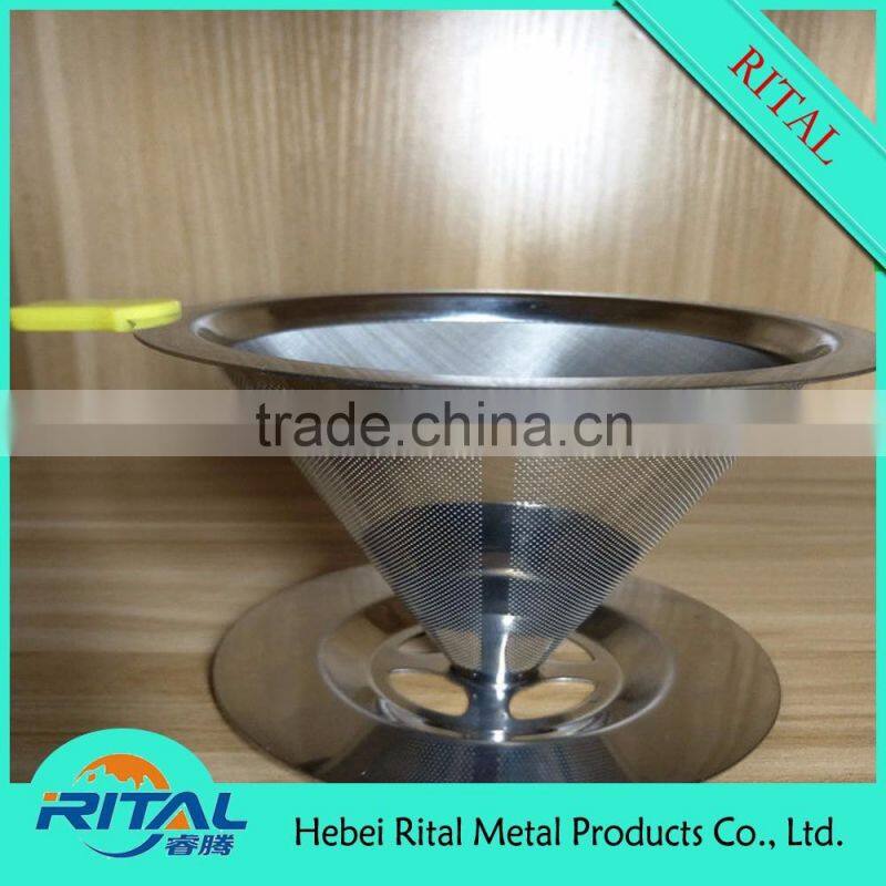 Factory Direct Stainless Steel Coffee Filter Dripper