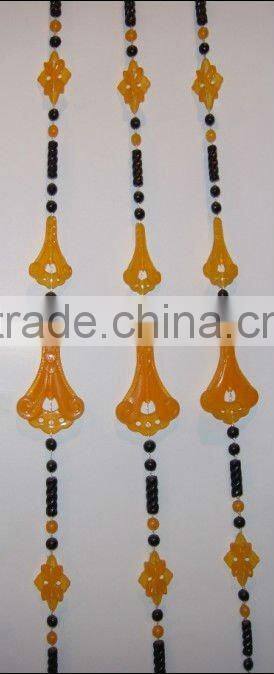 Plastic bead curtain
