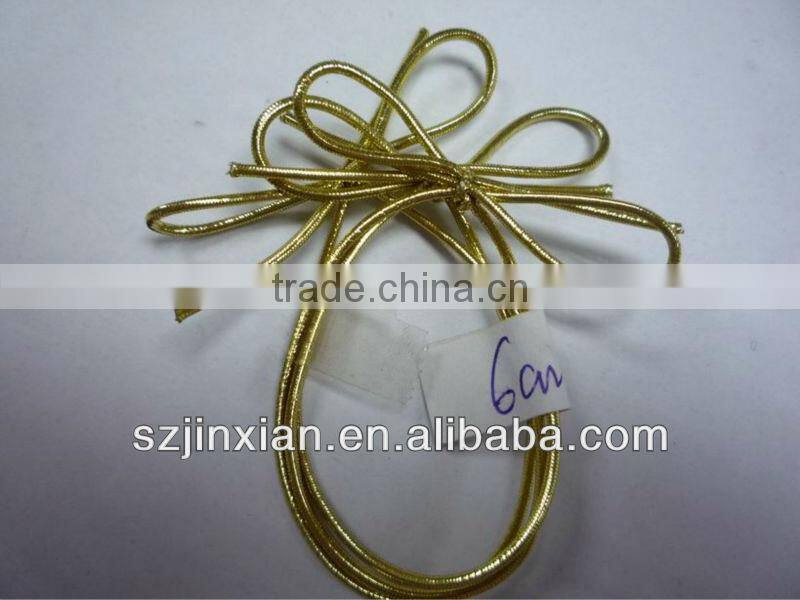 Showed on Space X of Silver/gold Elastic Cord manufacturer