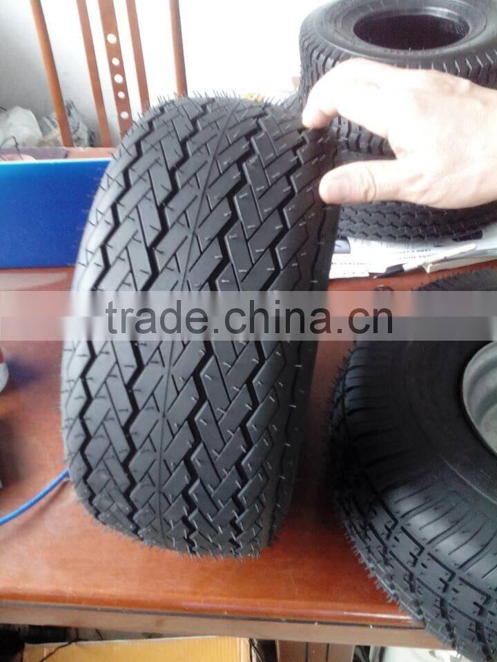 Pneumatic 15x600-6 lawn mowers wheel with CE