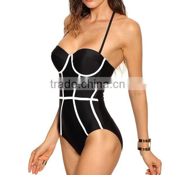 Fashion Designer 2017 sexy girl one- piece swimwear