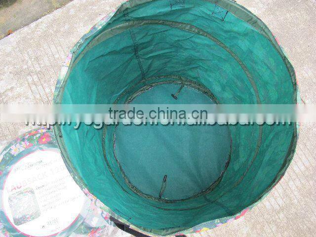 printed flowers leaves pop up bag garden bag waste bag manufacturer