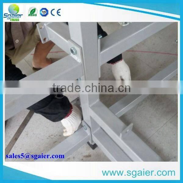 Sgaier protable aluminum bleachers for stadium ,metal bleacher seating