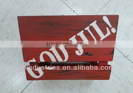 Vintaged Small Wooden Display Box