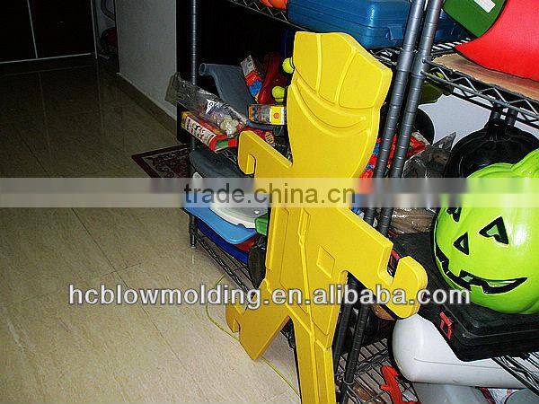 OEM Blow Molding Plastic PE Advertising Sign Billboard Cartoon Display Mould Design
