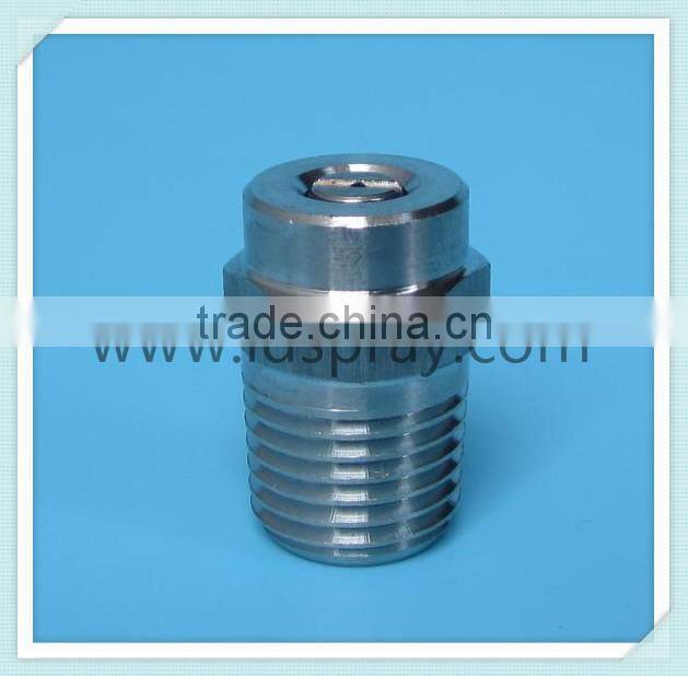Stainless steel high pressure water flat fan spray injector nozzles