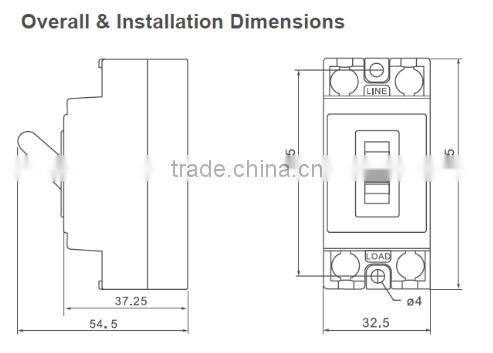 LED Mini circuit breaker NT50