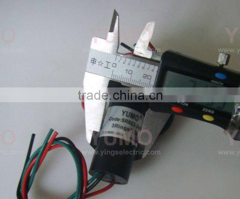 SR022 rotary joint SR022-24 3P 3rings 15A capsule slip ring