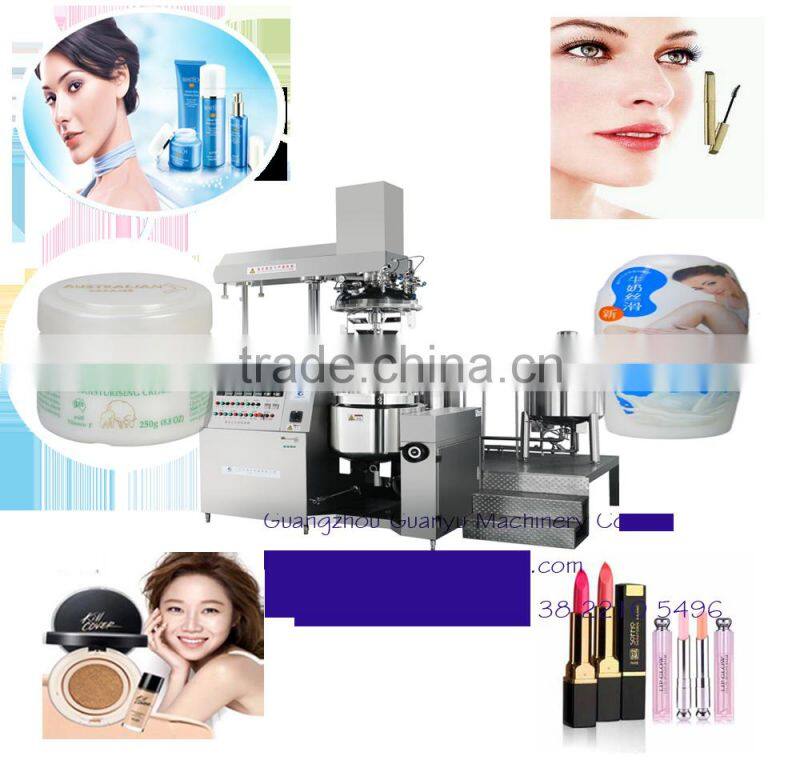 good quality cosmetics vacuum emulsifying mixer,cosmetics vacuum homogenizing emulsifier,cosmetics making machine