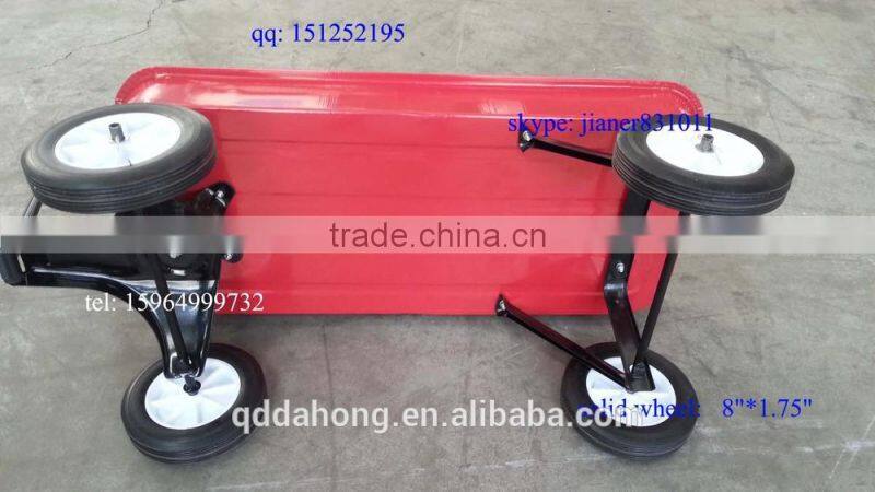 Kid's Tool Cart,Kid's Wheelbarrow ,Children Wheel Barrow with 4 Solid Wheel TC1805