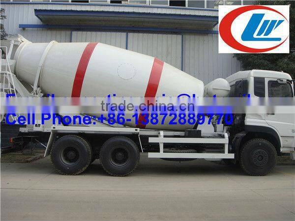 12cbm Dongfeng Da Lishen 6x4 340hp cement mixer truck