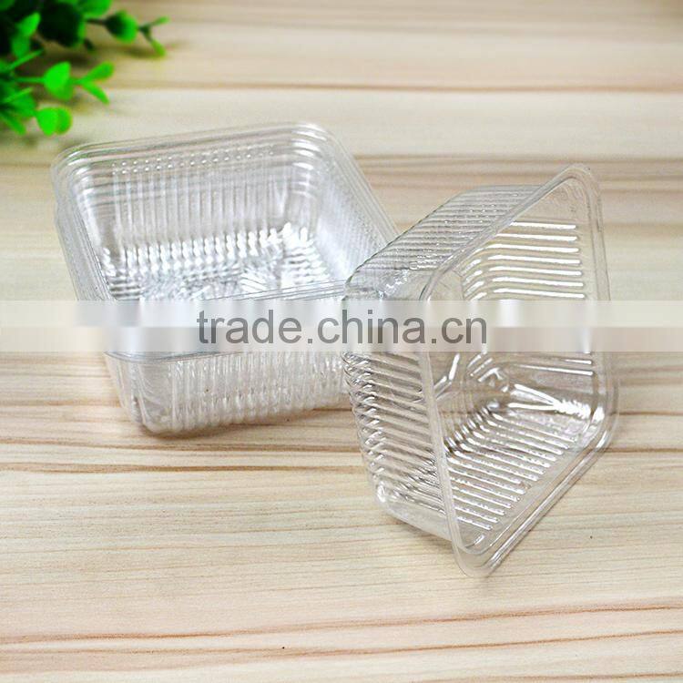 small beautiful transparent disposable cake/mooncake packing plastic inner tray