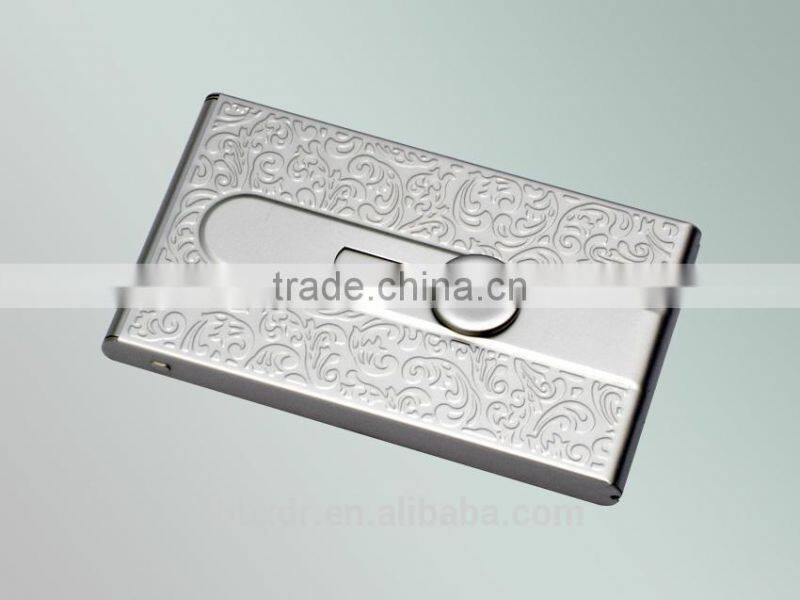 Hot Sale ! Custom aluminum name cards holder