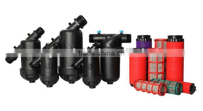 Hot selling 3/4" - 4" water filter system plastic screen and disc filter for drip irrigation