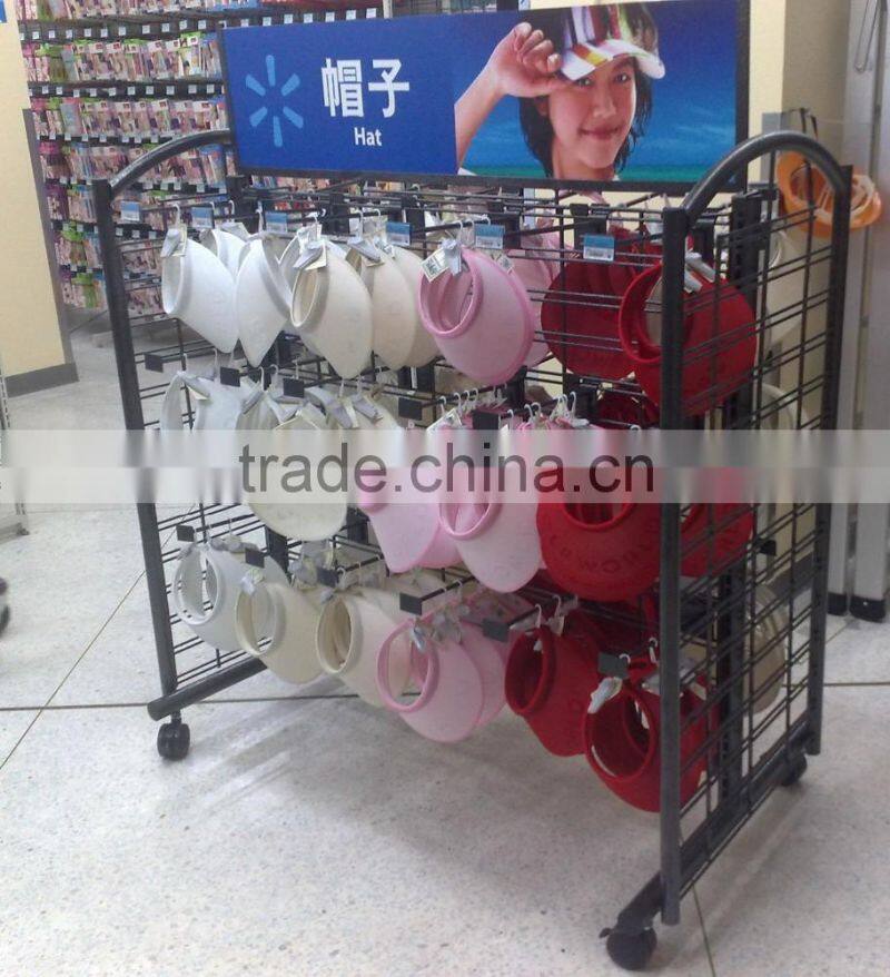 China factory spinning kids funny sun hat display for market