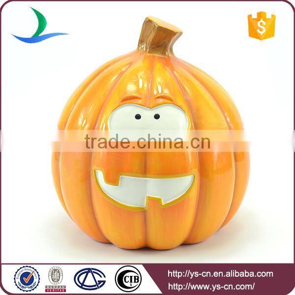 top grade cookie canister for kids, gaint cute pumpkin shape