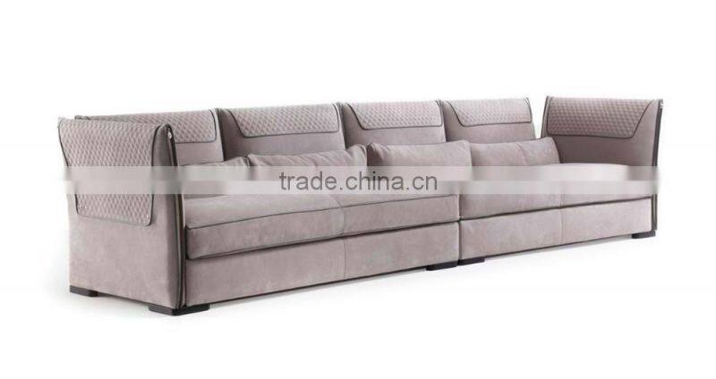 Vintage Italy Design Living Room Furniture/ Luxury Top Quality Fabric Sofa Set/ Gorgeous Sectional Sofa Couch