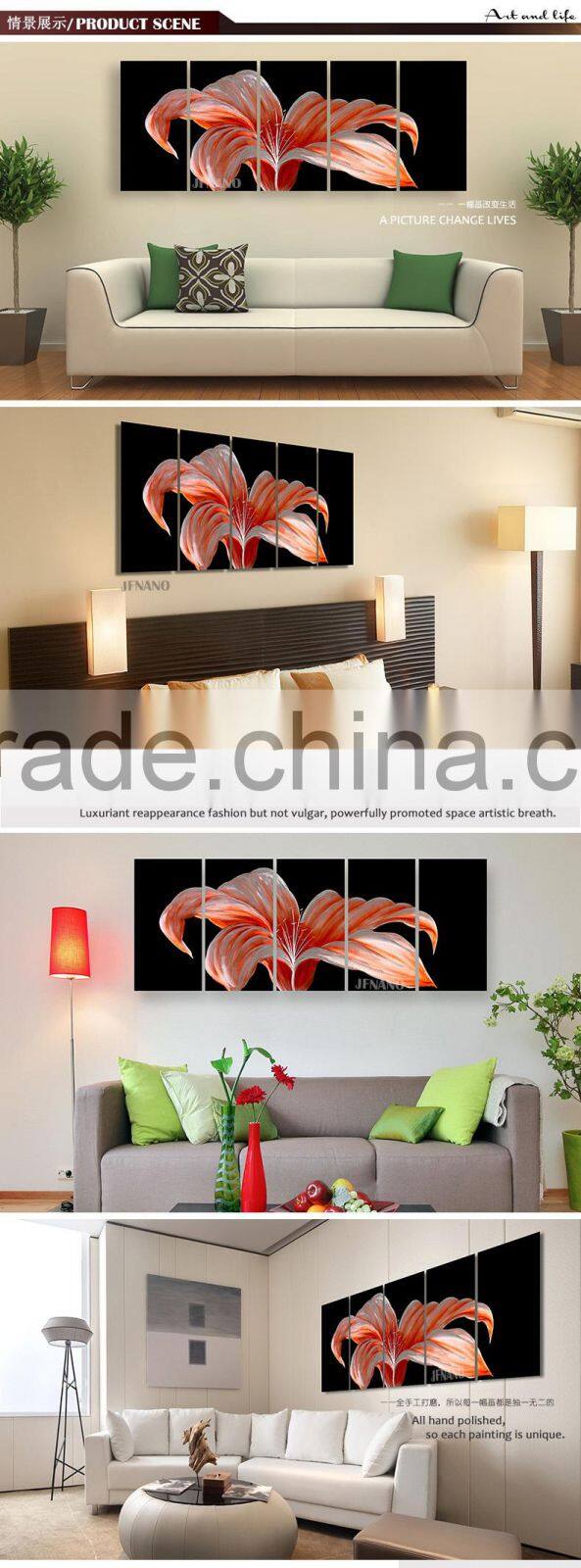 Modern Wall Decor Aluminum Art Painting Wall Painting Flower