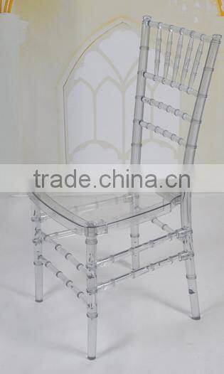 High quality crystal bamboo chair with party