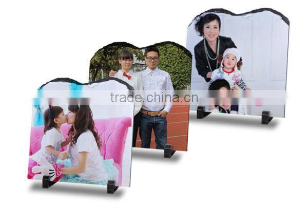 Water Proof Photo Frame Sublimation Slate Rock