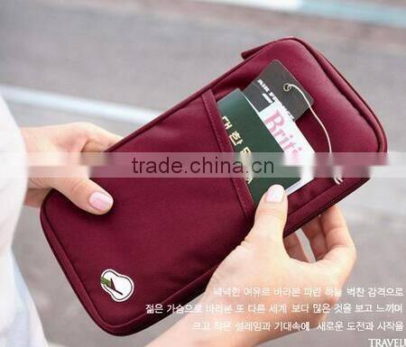 CY151 Travel Card Cash Document Organizer Wallet Rfid Blocking Passport Holder
