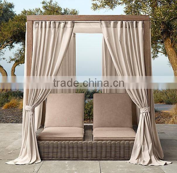 2017 Sigma trade assurance all weather pe rattan tanning poolside sunbed