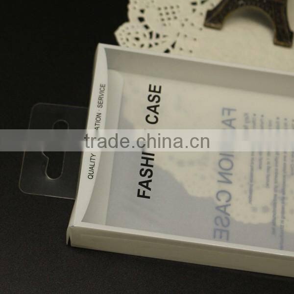 Good design fashional PVC packaging box for phone case, Custom logo PVC packaging box