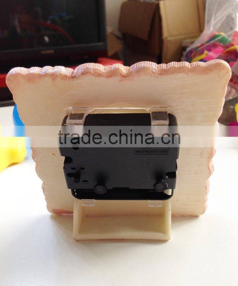 resin Petite Floral rose Alarm Clock/table alarm clock/rose desk clock