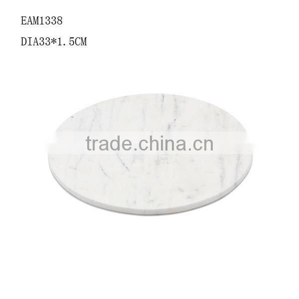 Natural stone table tea plate marble coaster