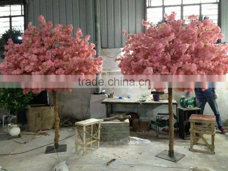 2017 Pink fake cherry blossom tree for wedding decor