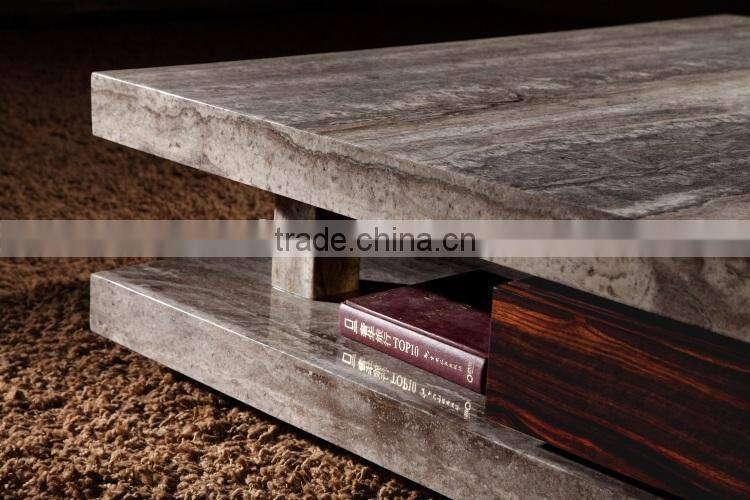 modern living room furniture marble top coffee table for sale