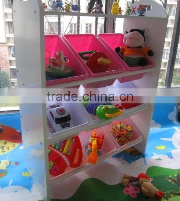 kids toys wooden display storage cabinet