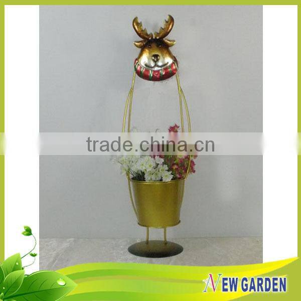 Cheap Price Unique Style Santa Claus Christmas Basket For Flower