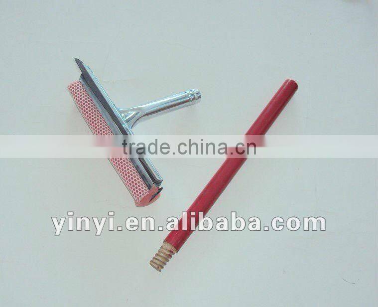 car window cleaner with wooden handle