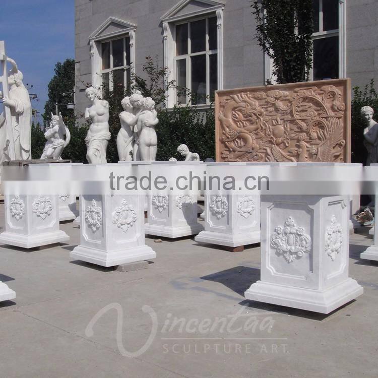 china supplier wholesale art deco stone marble bases for sculptures