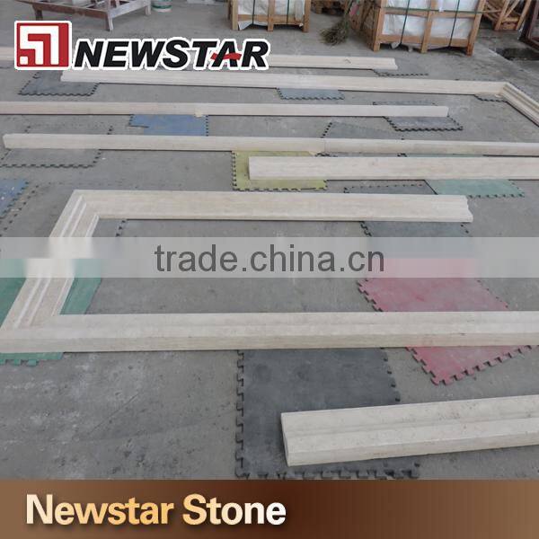 Designed Limestone Decorative Door Moulding