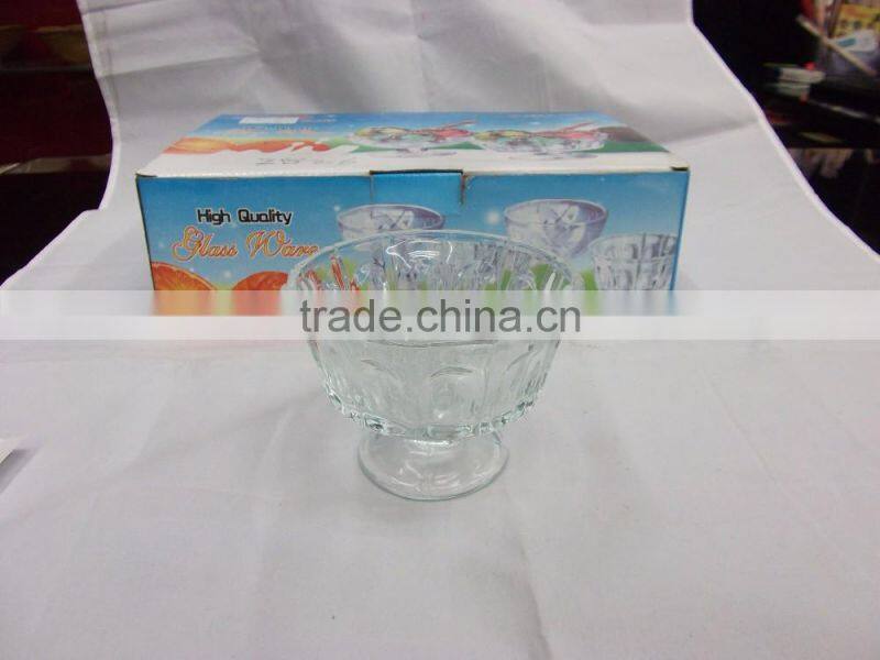 2016 New Handcrafted Custom Glass Ice Cream Cup
