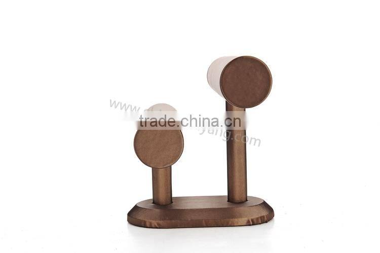 jewelry display rack leather material