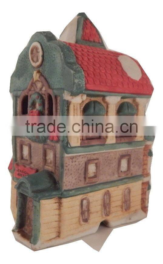 Hand Painted Porcelain Christmas Village