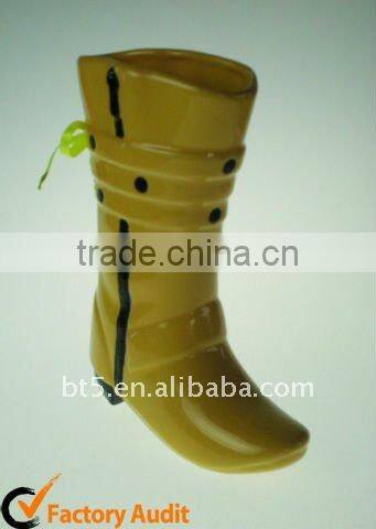 9 inch ceramic vase shoes shape