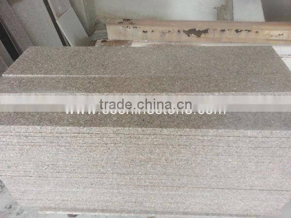 G681 Shrimp Red Granite step