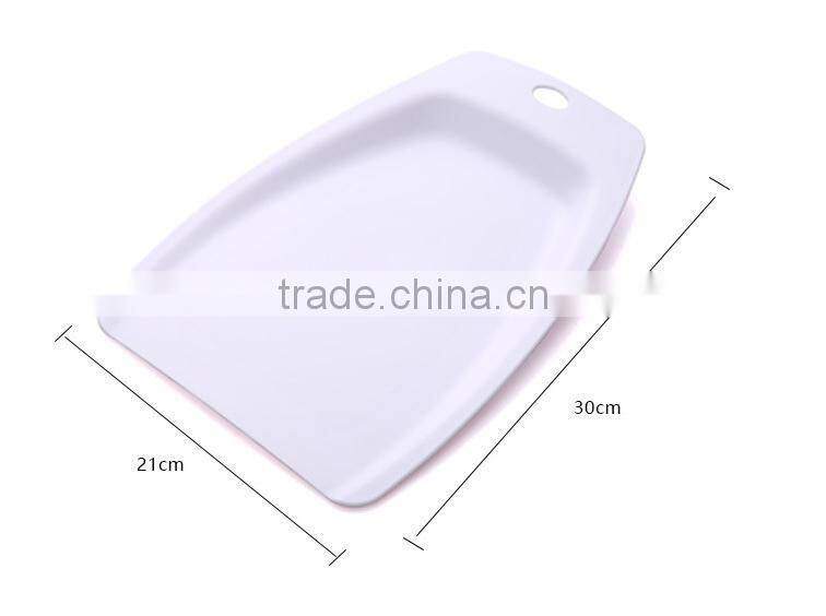 Multi-function plastic cutting board with hook