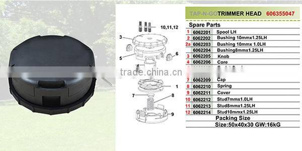 SPEED FEED 5" 450 Trimmer Line Bump Trimmer Head Fastest Reload