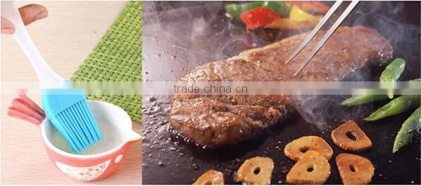 Colorful cooking silicon oil brush