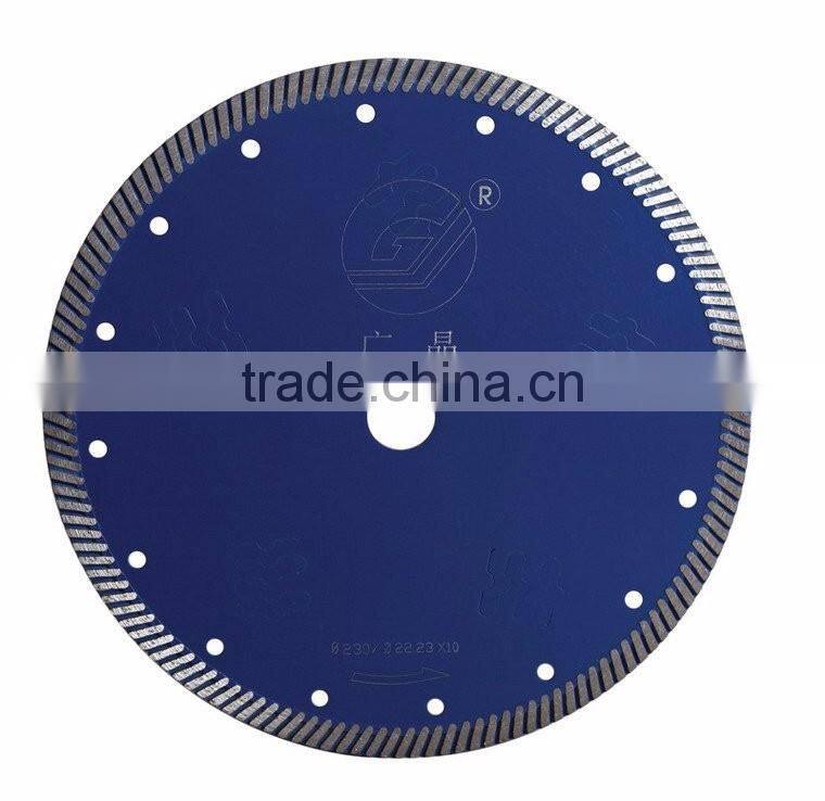 230mm Guangjing Cutting Grinding Turbo Blade Free Samples Saw Blade Sharpeners