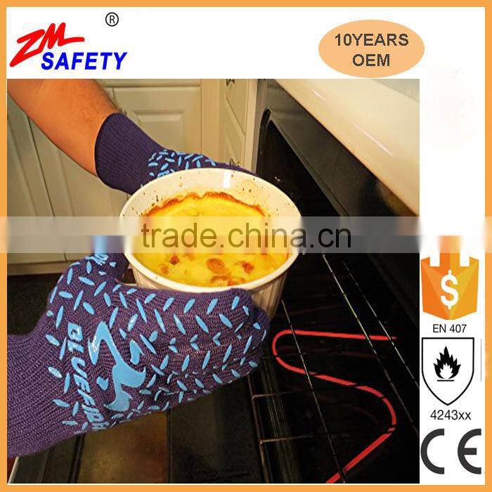Zhengzhou Zomagtc comfortable esd hest resistant fire proof grill gloves