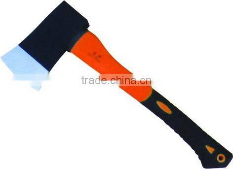 carbon steel kitchen axe with fiber glass handle